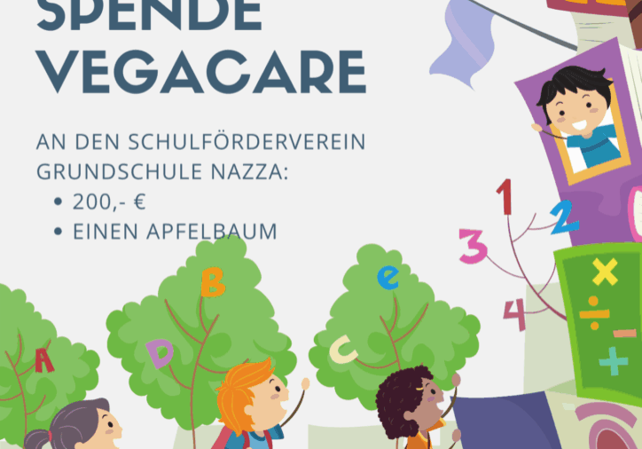 Blau Kinder Illustration Buch Spende Poster (A3)